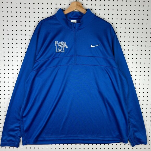 Nike 1 Cent Memphis Tigers XXL NWT Jacket Quarter Zip Penny Hardaway Sideline - Picture 1 of 6